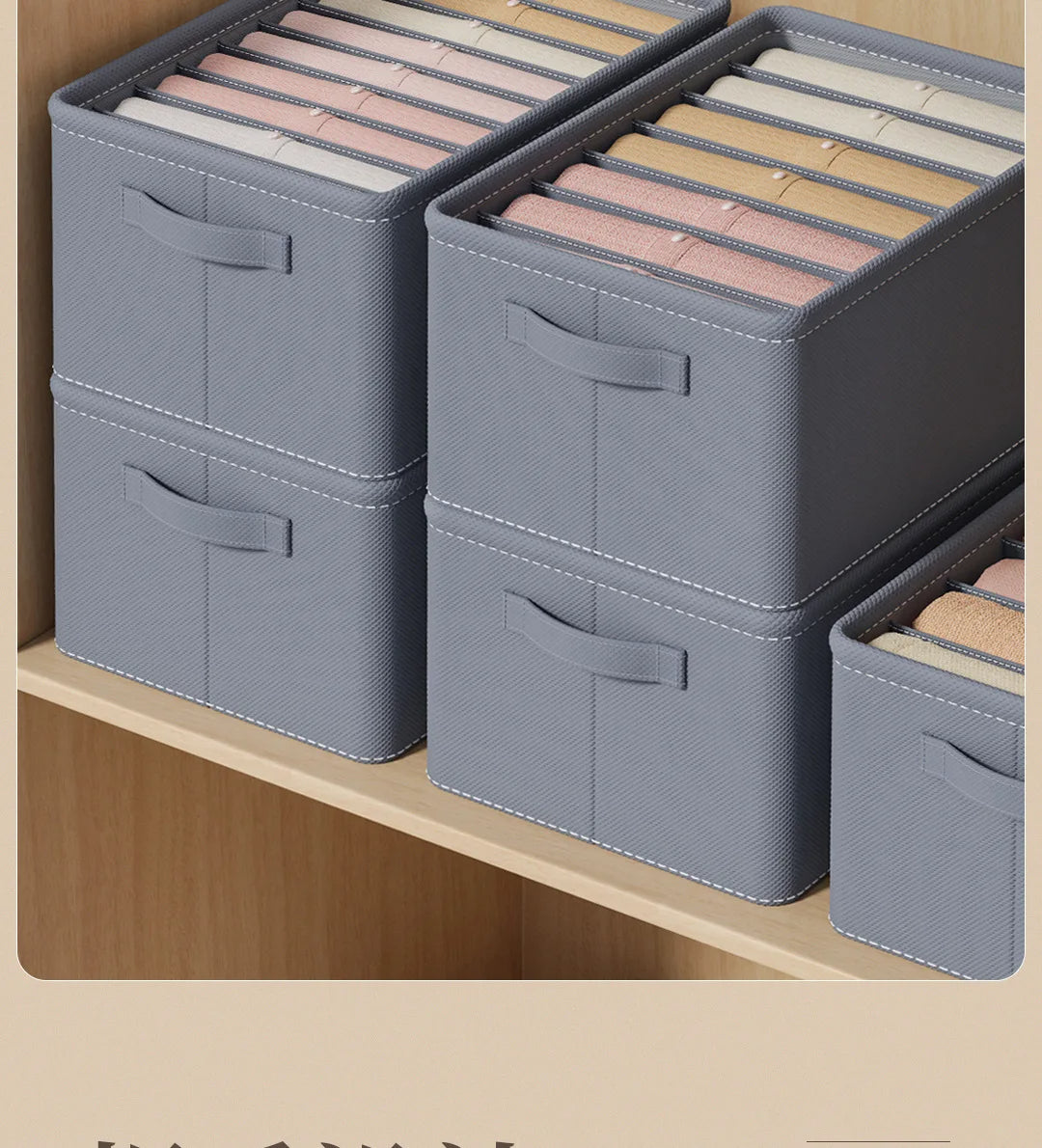 Foldable Storage Organizer Box