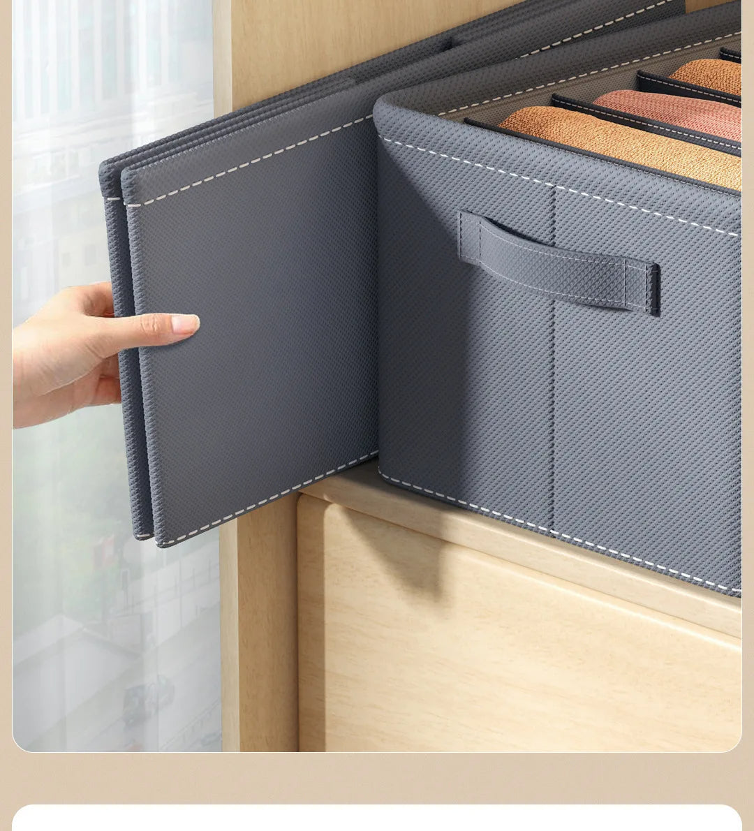 Foldable Storage Organizer Box