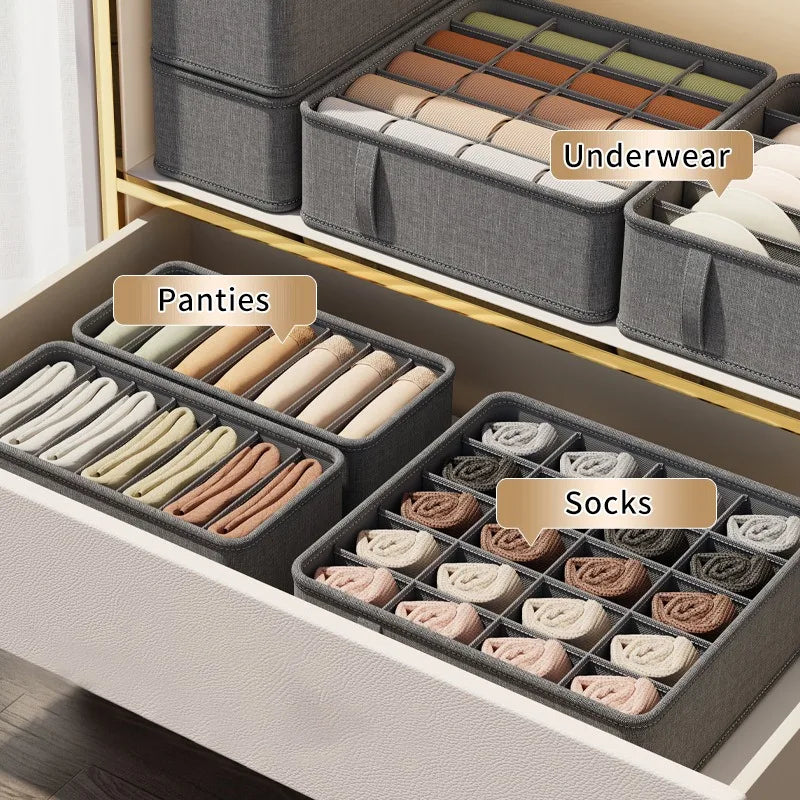 Underwear Cabinet Drawer Organizer, Closet For Socks Clothes Storage Case