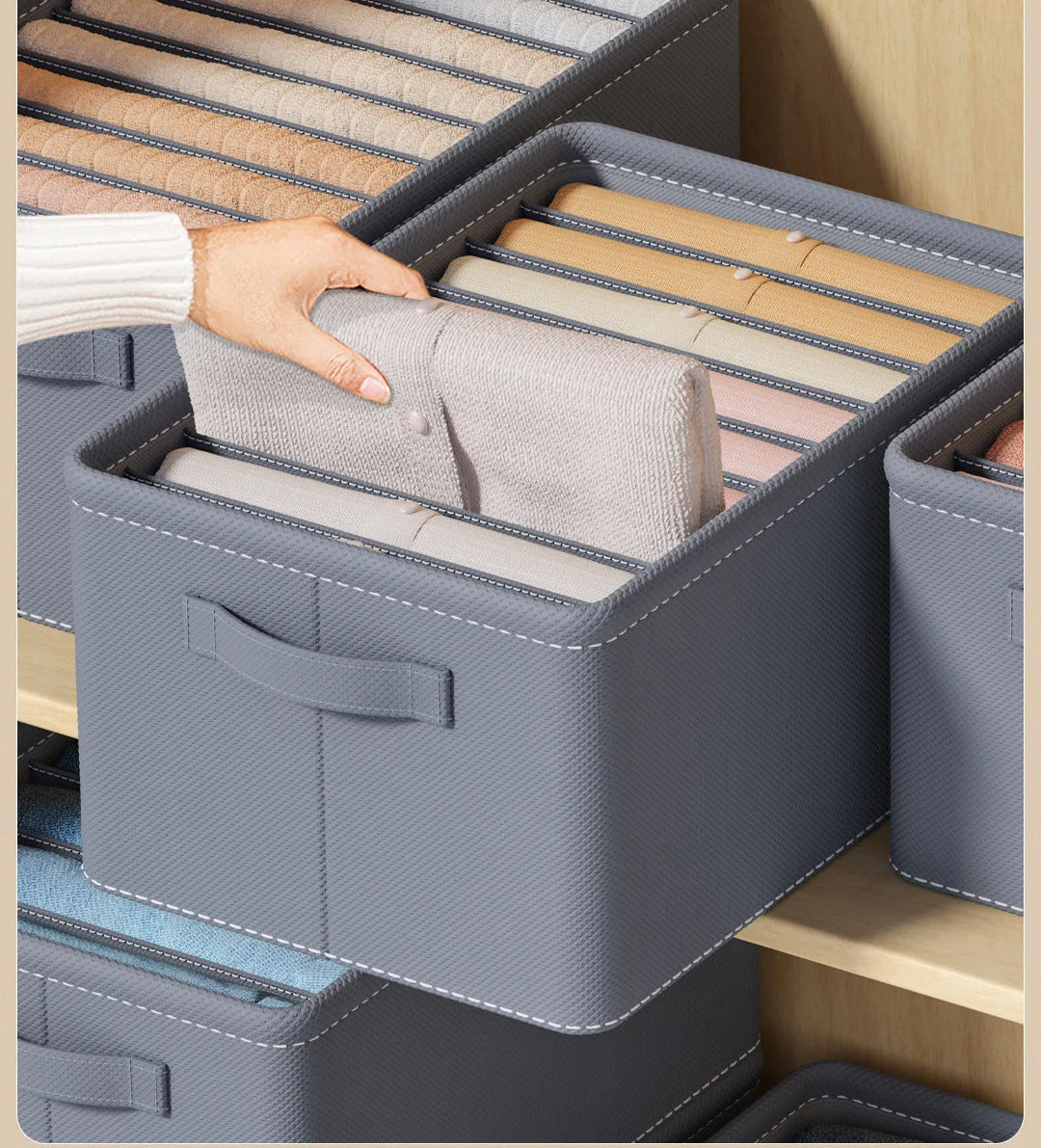 Foldable Storage Organizer Box